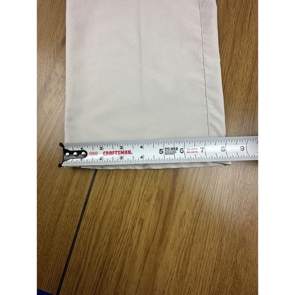 Skechers Go Golf Pants Mens Size 35 Light Beige Khaki Flat Front Pockets - Picture 10 of 16